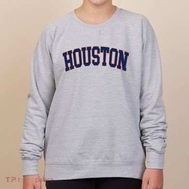 Houston Vintage Blue Orange Women's Sweatshirt