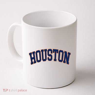 Houston Vintage Blue Orange Coffee Mug