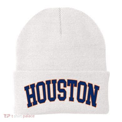 Houston Vintage Blue Orange Beanie