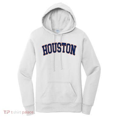 Houston Vintage Blue Orange Women's Hoodie