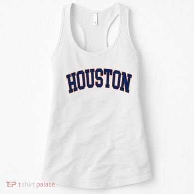 Houston Vintage Blue Orange Women's Tank Top