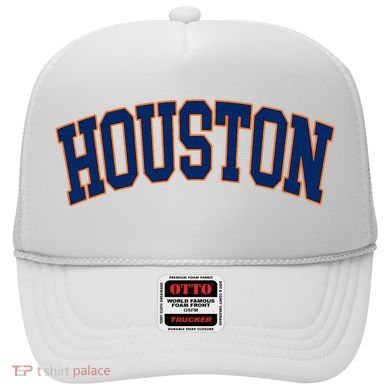 Houston Vintage Blue Orange Hat