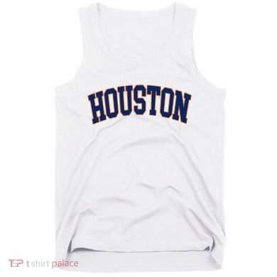 Houston Vintage Blue Orange Tank Top
