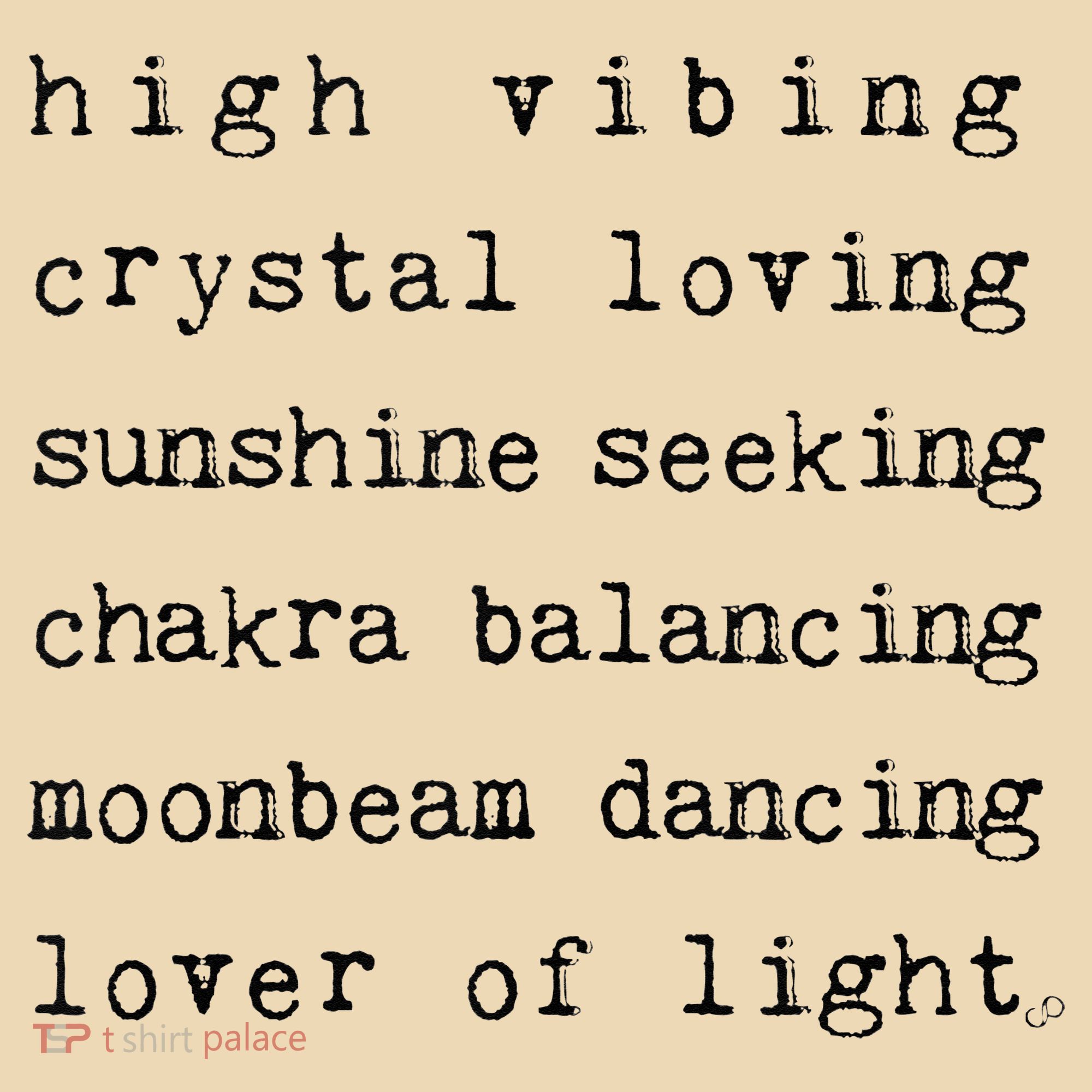 High Vibing Crystal Loving Sunshine Seeking Chakra Balancing Tote Bag