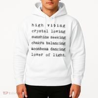 High Vibing Crystal Loving Sunshine Seeking Chakra Balancing Hoodie thumb 2