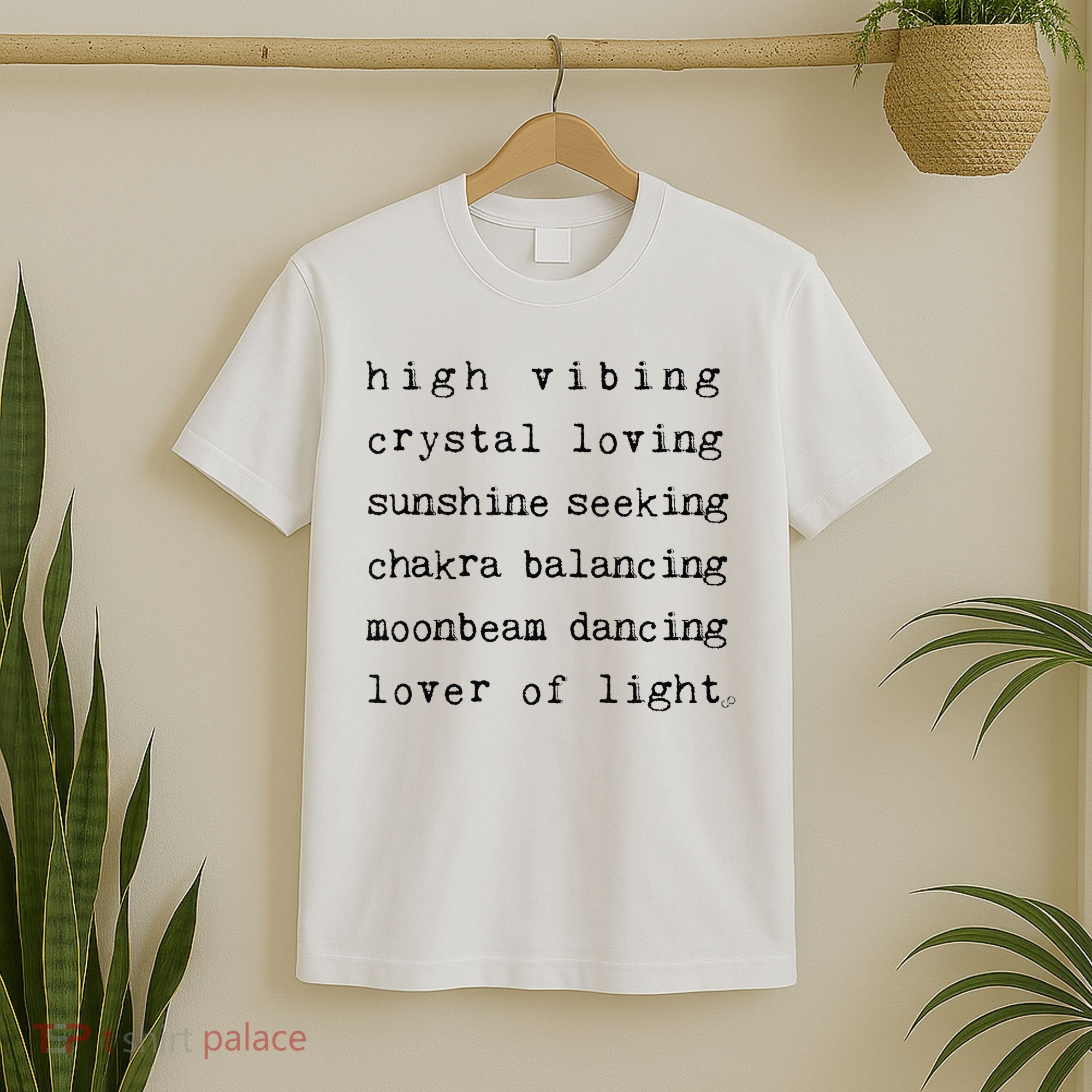 High Vibing Crystal Loving Sunshine Seeking Chakra Balancing T-Shirt