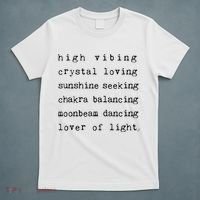 High Vibing Crystal Loving Sunshine Seeking Chakra Balancing T-Shirt thumb 5
