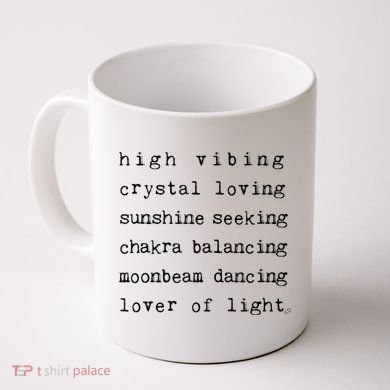 High Vibing Crystal Loving Sunshine Seeking Chakra Balancing Coffee Mug