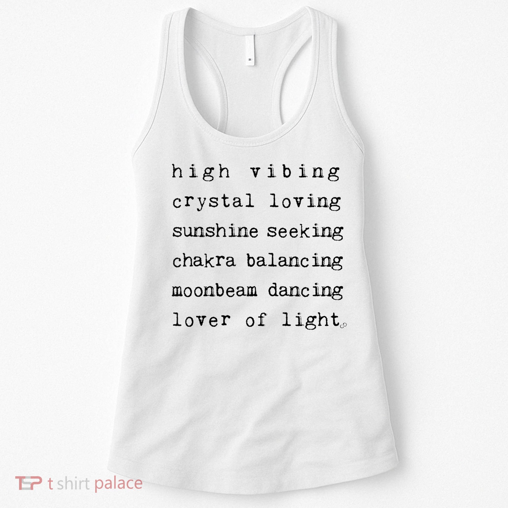 High Vibing Crystal Loving Sunshine Seeking Chakra Balancing Women's Tank Top