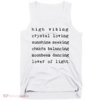High Vibing Crystal Loving Sunshine Seeking Chakra Balancing Tank Top thumb 0