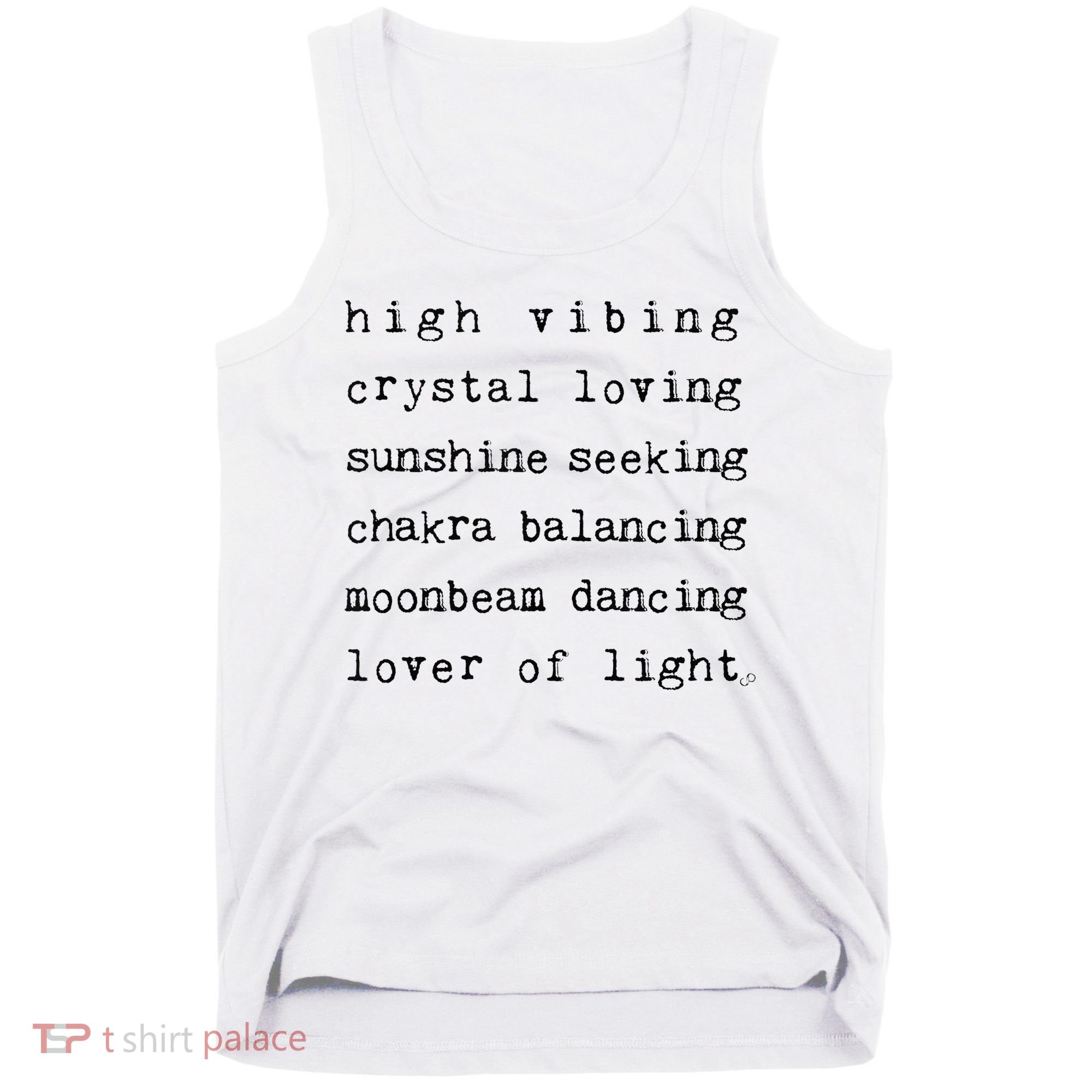 High Vibing Crystal Loving Sunshine Seeking Chakra Balancing Tank Top
