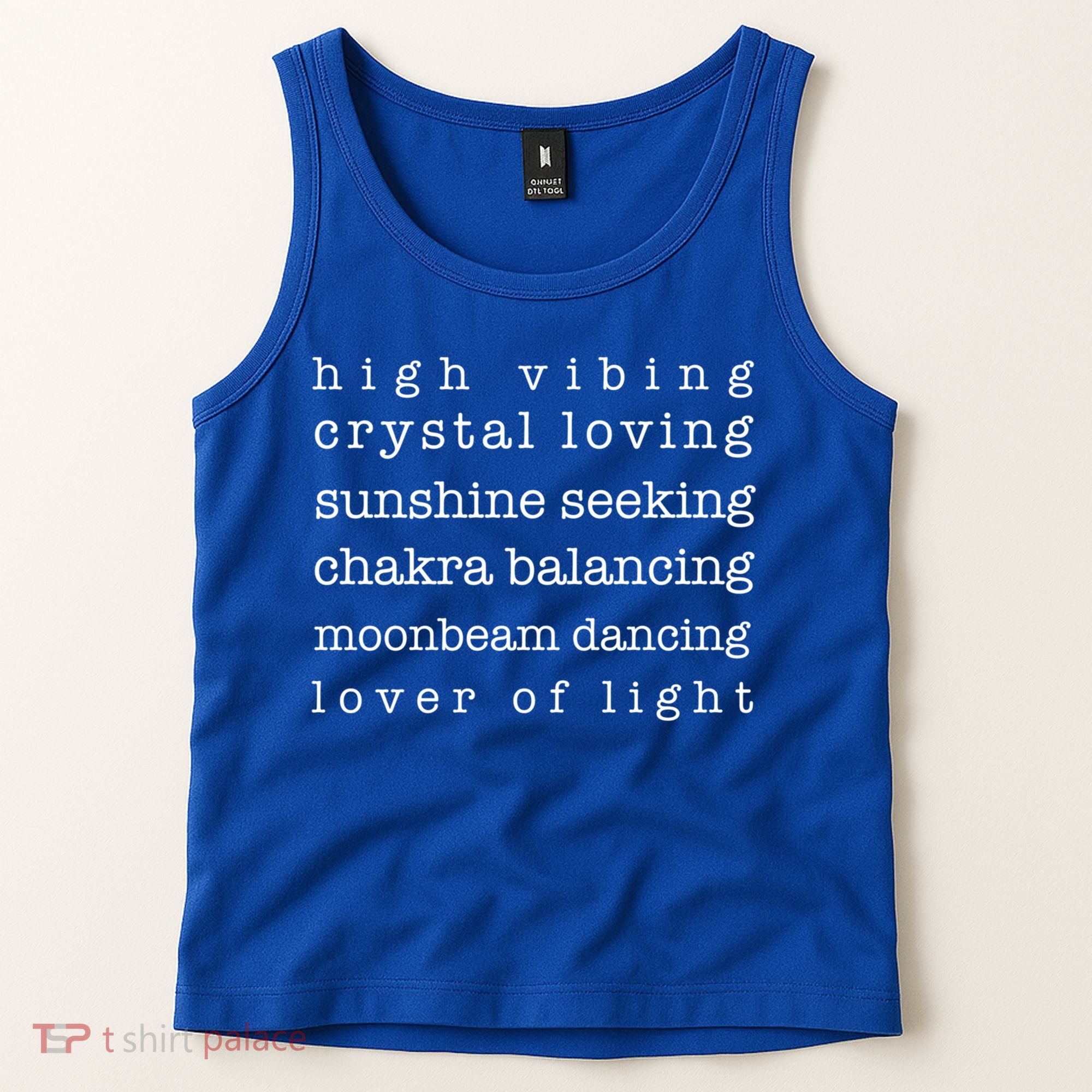 High Vibing Crystal Loving Sunshine Seeking Chakra Balancing Gift Tank Top