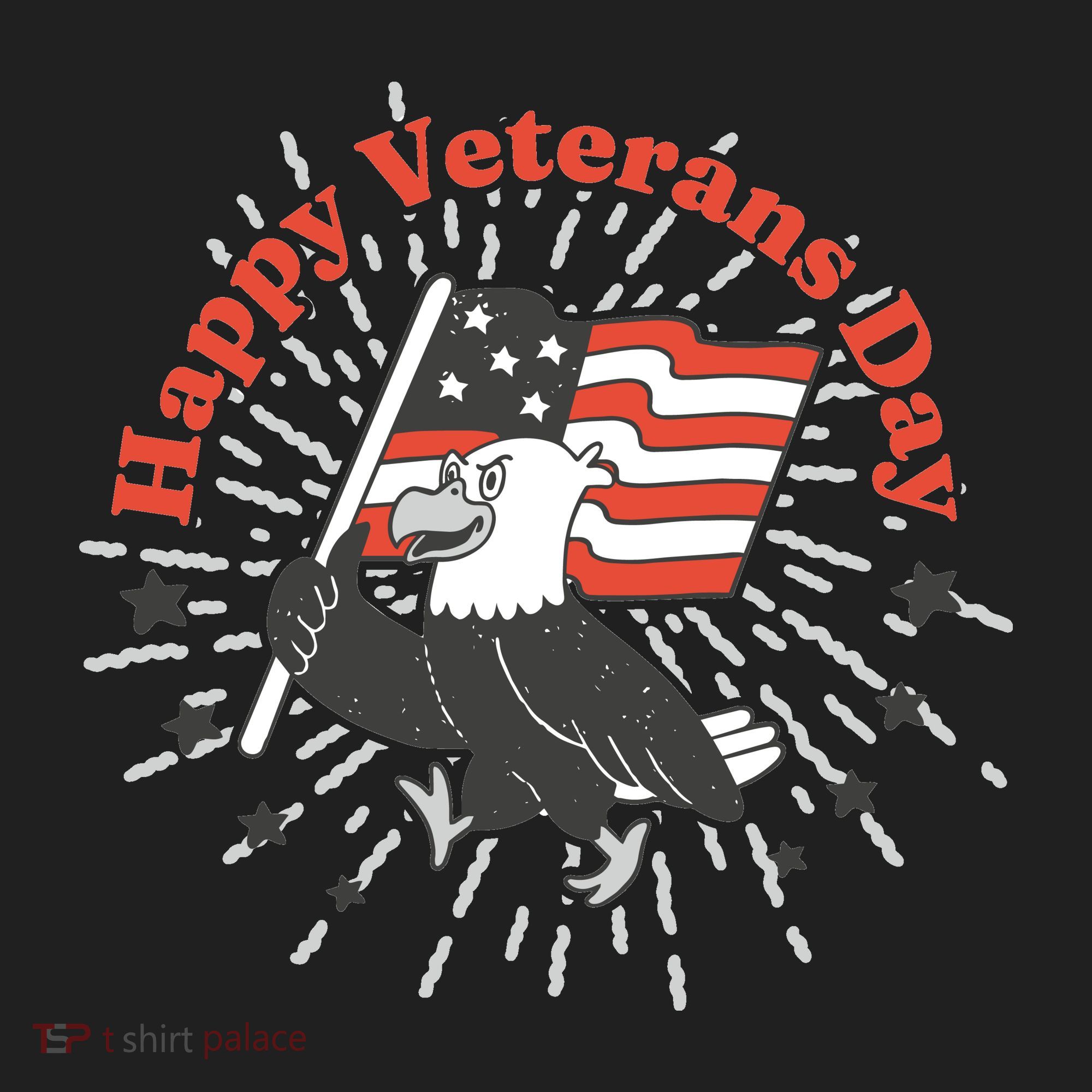 Happy Veterans Day Eagle Women's Sweatshirt