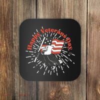 Happy Veterans Day Eagle Coaster thumb 0