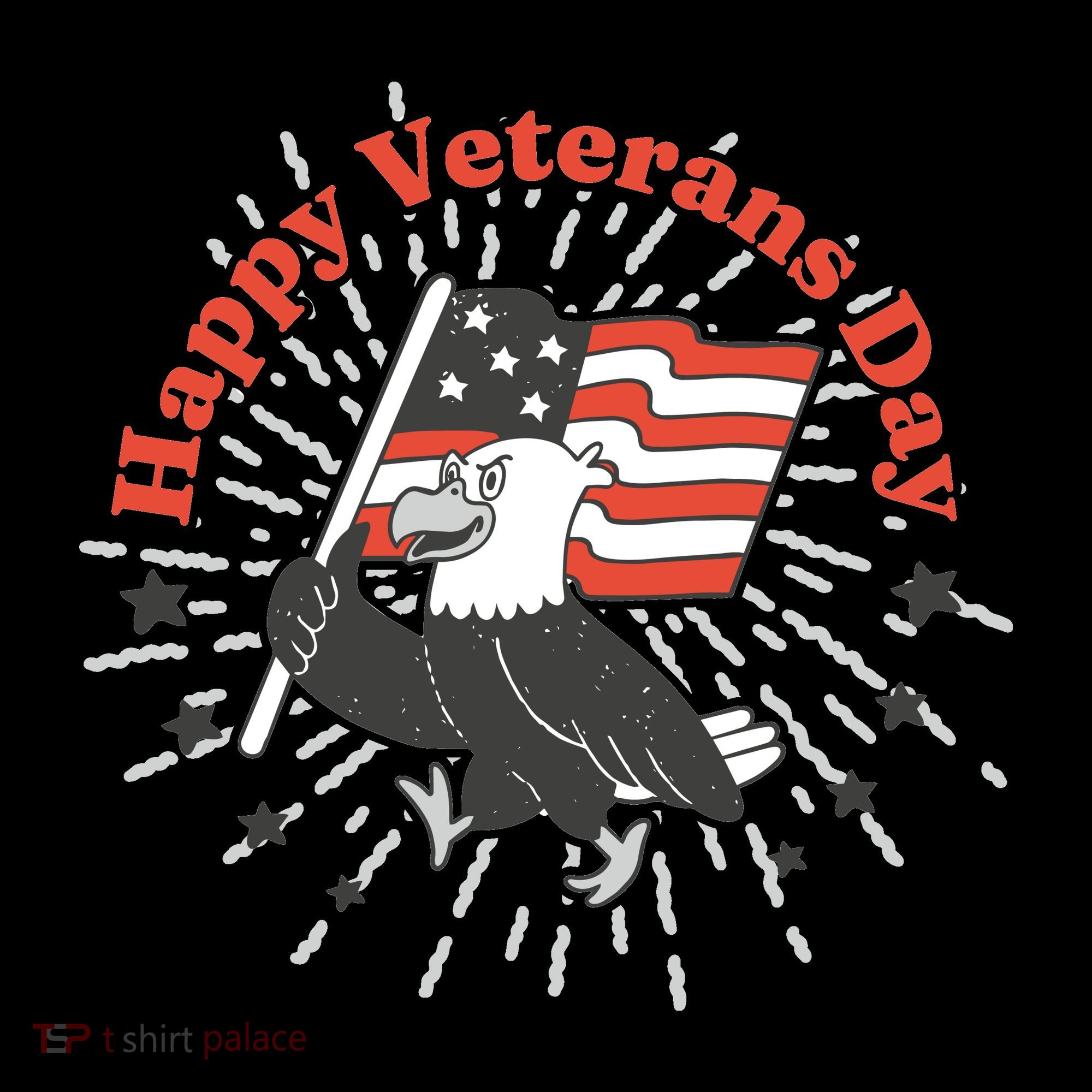 Happy Veterans Day Eagle Tote Bag