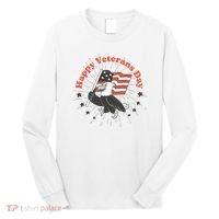 Happy Veterans Day Eagle Long Sleeve Shirt thumb 0