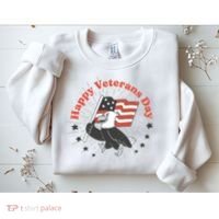 Happy Veterans Day Eagle Sweatshirt thumb 2