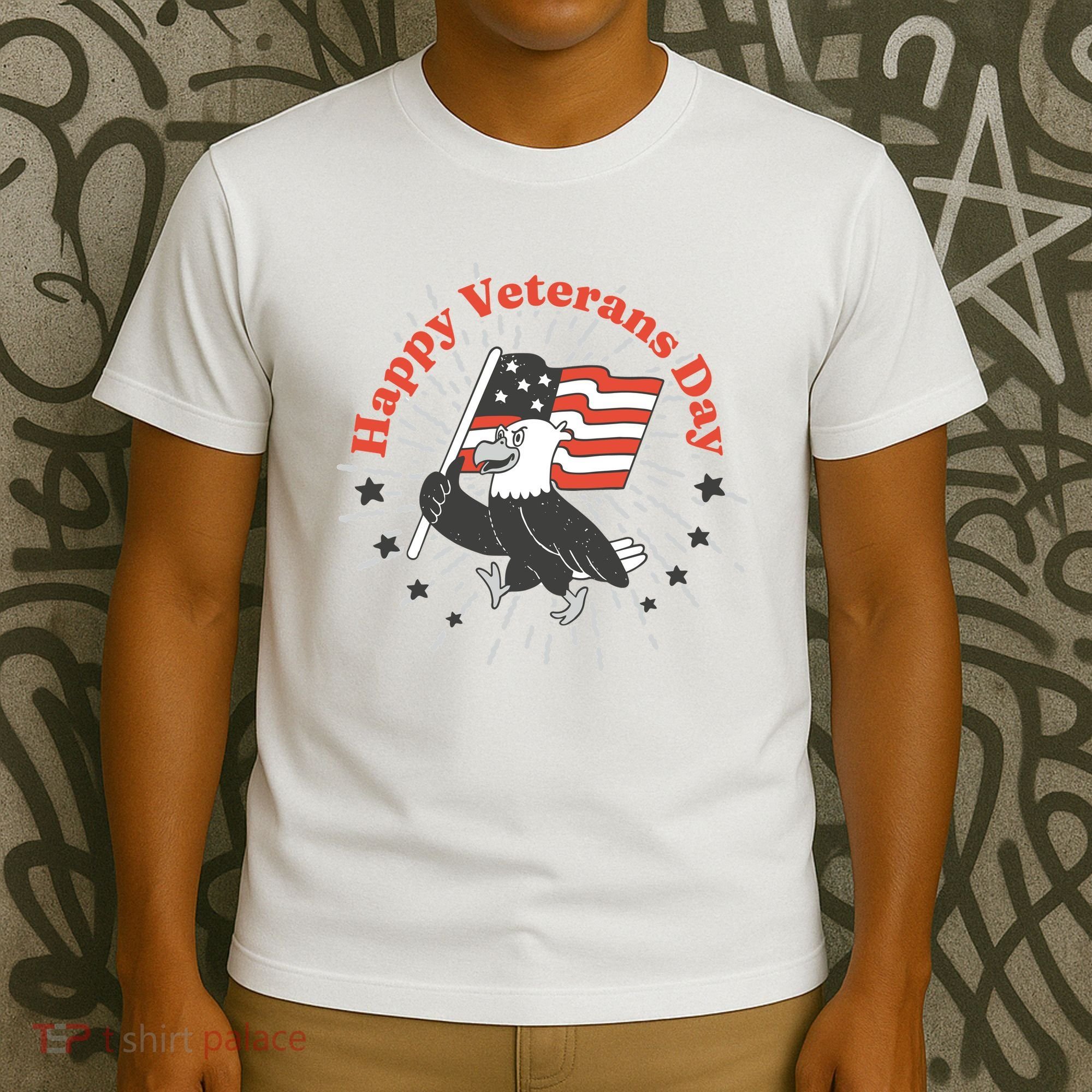 Happy Veterans Day Eagle T-Shirt