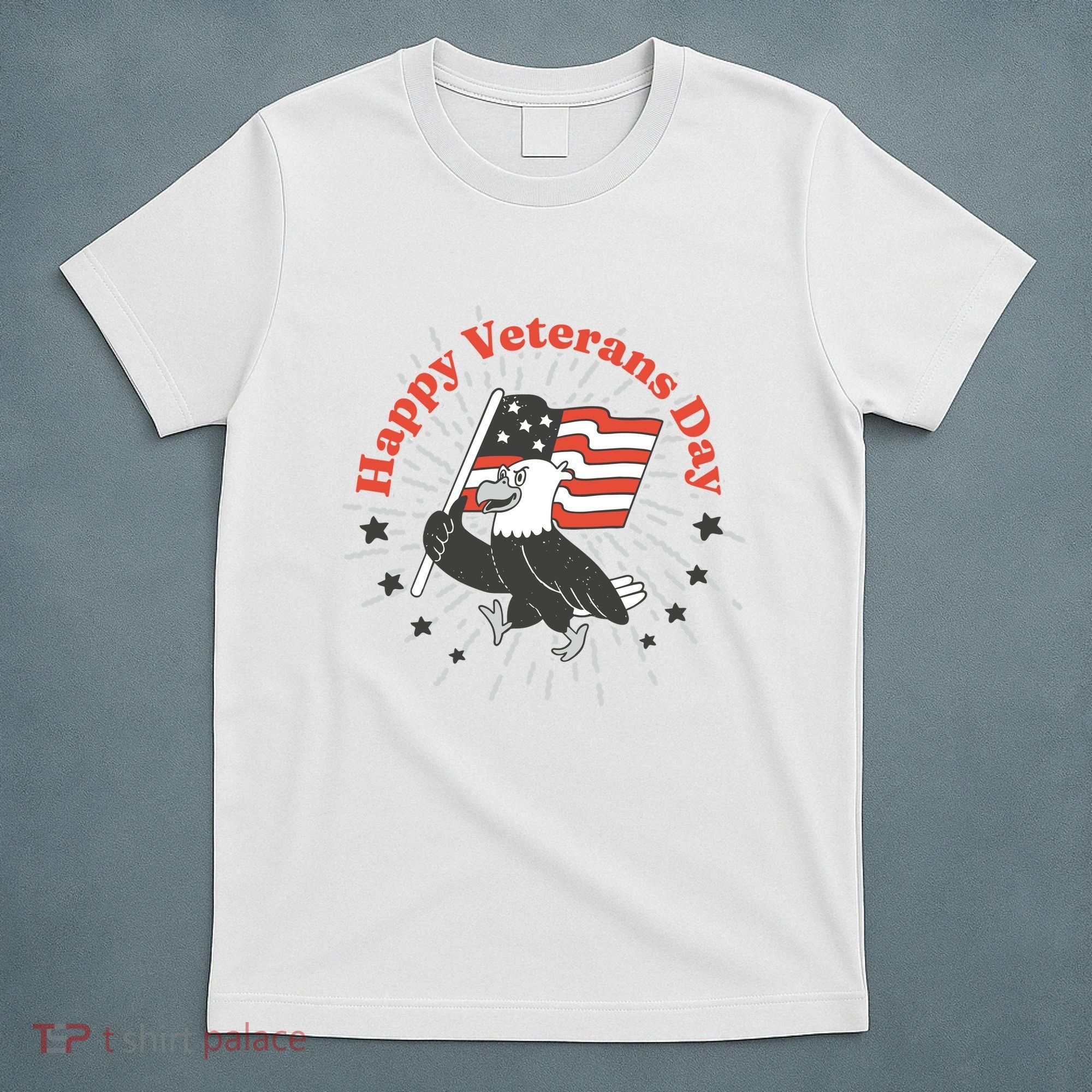 Happy Veterans Day Eagle T-Shirt