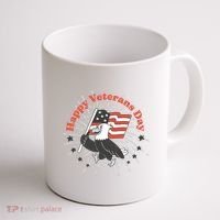 Happy Veterans Day Eagle Coffee Mug thumb 1