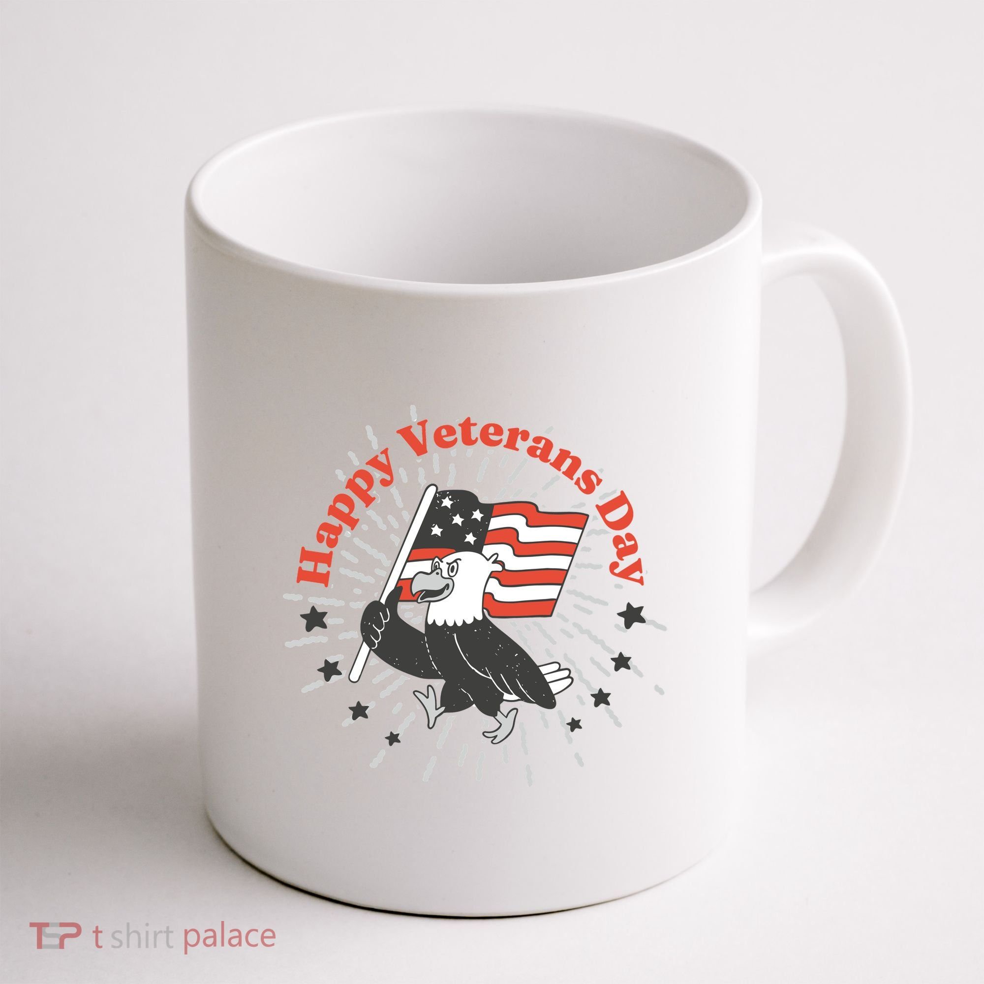 Happy Veterans Day Eagle Coffee Mug