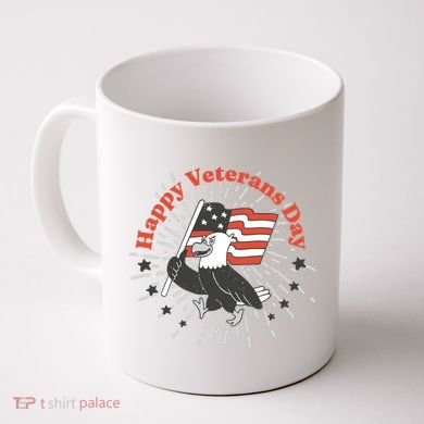 Happy Veterans Day Eagle Coffee Mug