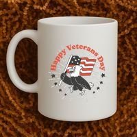 Happy Veterans Day Eagle Coffee Mug thumb 2