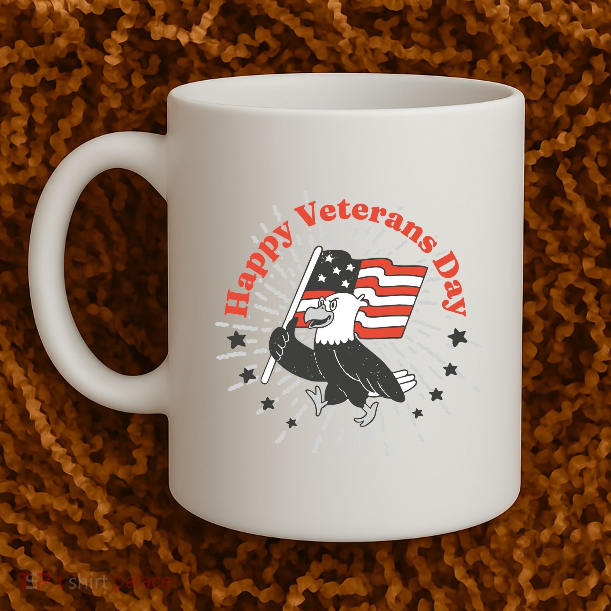 Happy Veterans Day Eagle Coffee Mug