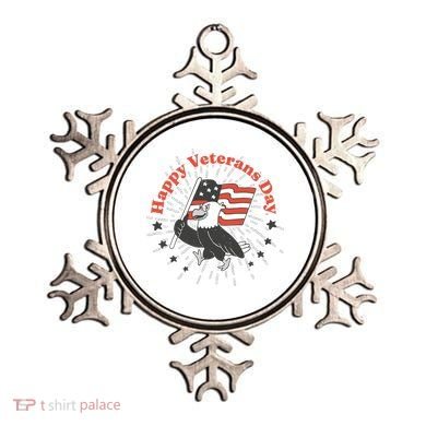 Happy Veterans Day Eagle Ornament