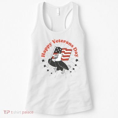 Happy Veterans Day Eagle Women's Tank Top
