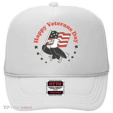 Happy Veterans Day Eagle Hat