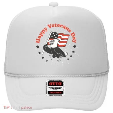 Happy Veterans Day Eagle Hat