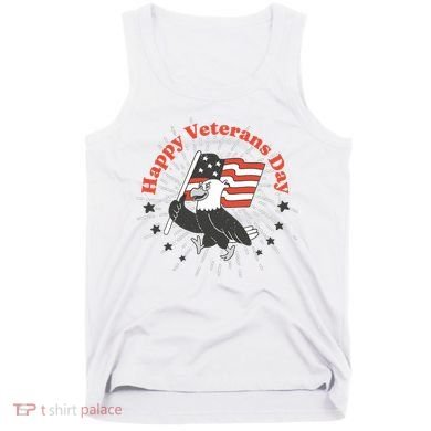 Happy Veterans Day Eagle Tank Top