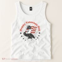 Happy Veterans Day Eagle Tank Top thumb 2