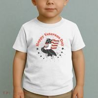 Happy Veterans Day Eagle Toddler T-Shirt thumb 2