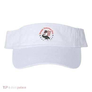Happy Veterans Day Eagle Visor