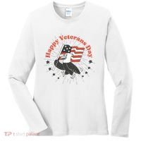 Happy Veterans Day Eagle Women's Long Sleeve Shirt thumb 0