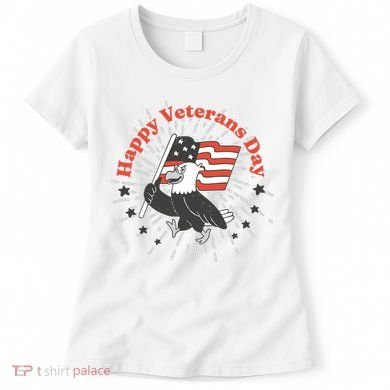Happy Veterans Day Eagle Women's T-Shirt