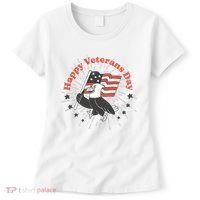 Happy Veterans Day Eagle Women's T-Shirt thumb 0