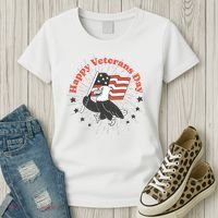 Happy Veterans Day Eagle Women's T-Shirt thumb 3