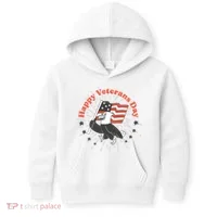 Happy Veterans Day Eagle Kids Hoodie thumb 0