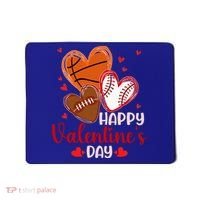 Happy Valentines Day Basketball Baseball Football  Mousepad thumb 0