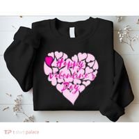 Happy Valentine's Day Heart Shape Logo Sweatshirt thumb 2