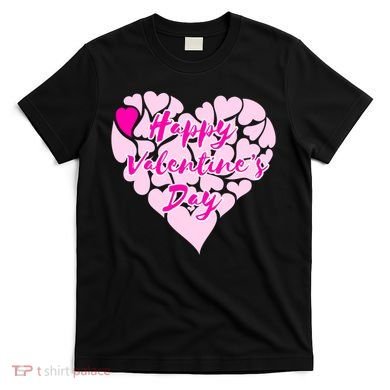 Happy Valentine's Day Heart Shape Logo T-Shirt