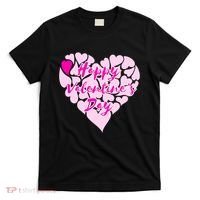 Happy Valentine's Day Heart Shape Logo T-Shirt thumb 0