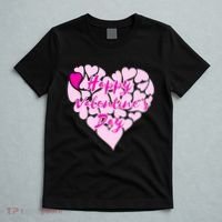 Happy Valentine's Day Heart Shape Logo T-Shirt thumb 5