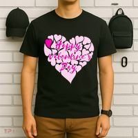 Happy Valentine's Day Heart Shape Logo T-Shirt thumb 6