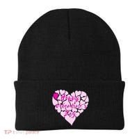 Happy Valentine's Day Heart Shape Logo Beanie thumb 0