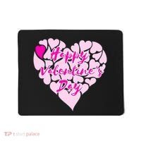 Happy Valentine's Day Heart Shape Logo Mousepad thumb 0