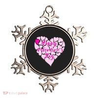 Happy Valentine's Day Heart Shape Logo Ornament thumb 0